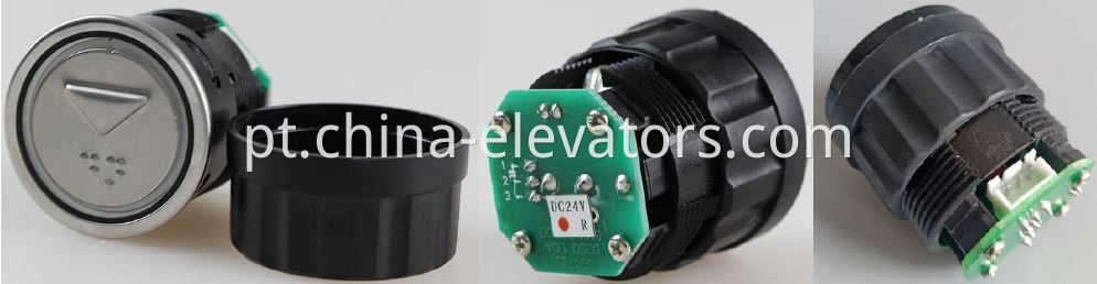 Botões Schindler D tipo 3 Schindler D type Push Buttons 3